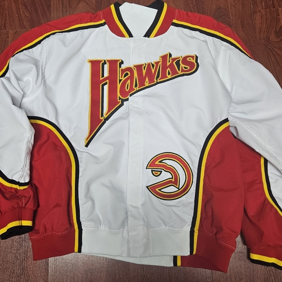 Vintage 1992-93 Pro Cut Dominique Wilkins Atlanta Hawks Champion Jacket Size 44 - Picture 3 of 15